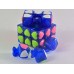 YJ Love - Kostka 3x3 - Serduszka - Transparent / niebieska